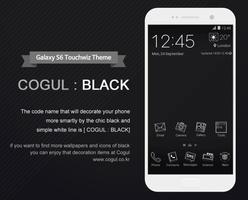 갤럭시S6 엣지 터치위즈 테마 COGUL : BLACK Affiche