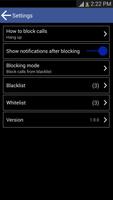 Blacklist Call Blocker capture d'écran 2