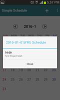 Simple Schedule syot layar 2