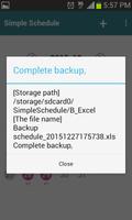 Simple Schedule स्क्रीनशॉट 3