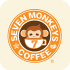 세븐몽키스 커피점찾기 icône