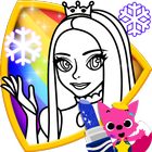 The Snow Queen Coloring Book Zeichen