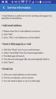 Web site easy sharing by email - "Send mail" Affiche