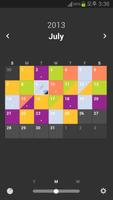 Color Calendar Affiche