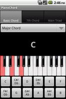 Piano Chords Plakat