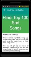 Hindi Top 100 Sad Songs capture d'écran 1