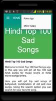 Hindi Top 100 Sad Songs capture d'écran 3