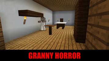 Granny horror map for Minecraft 海报