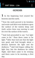 NWT Bible - Lite screenshot 1