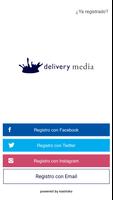 Delivery Media Influencer App Plakat