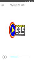 Atividade FM 98.5 الملصق