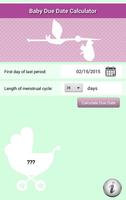 Baby Due Date Calculator poster