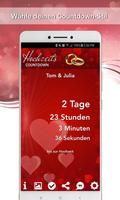 Hochzeits-Countdown Cartaz