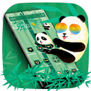 Cute Panda Locker Theme APK