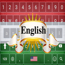 English Keyboard with Kurdistan Flag and Emoji APK
