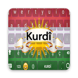 Clavier Kurde Kurmanji + Emoji + Kurdistan Drapeau icône