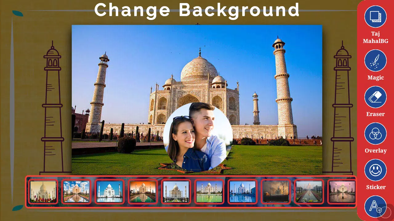 Taj Mahal Background Photo Editor APK for Android Download