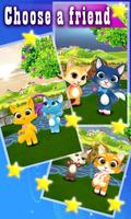 Cute Kitty: My Virtual Cat Pet اسکرین شاٹ 1