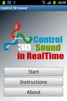 3D Sound Control Affiche