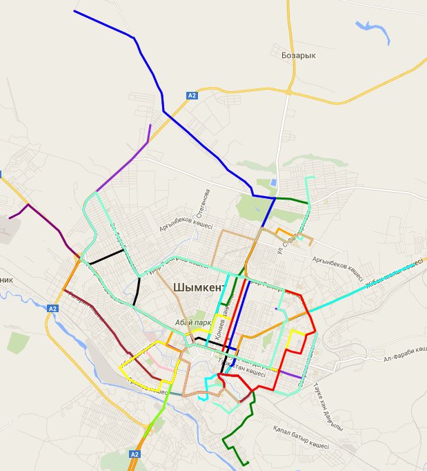 Карта шымкента с улицами и номерами домов