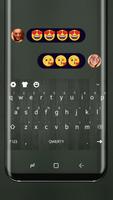 Black Wood Keyboard Theme for Huawei poster