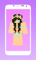 Hot girl skins for minecraft পোস্টার