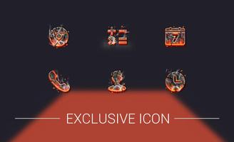 Hot Iron Industry Icon Pack ภาพหน้าจอ 2