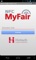 NFC MyFair Badge Reader Affiche