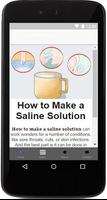 How To Make A Saline Solution Affiche