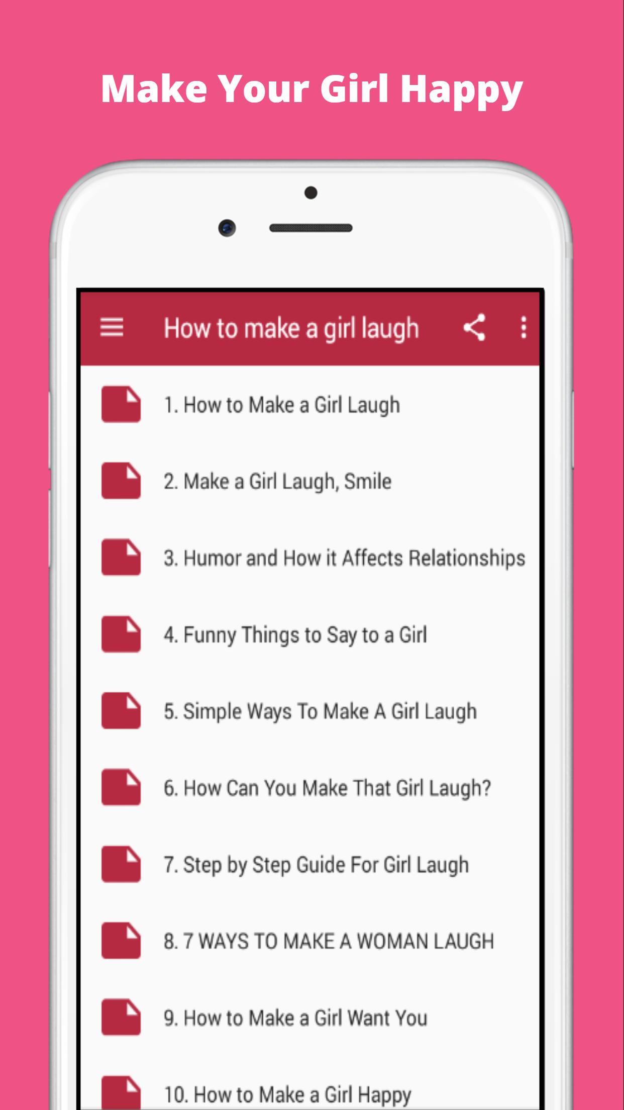 Text girl make how over a laugh 41 Jokes