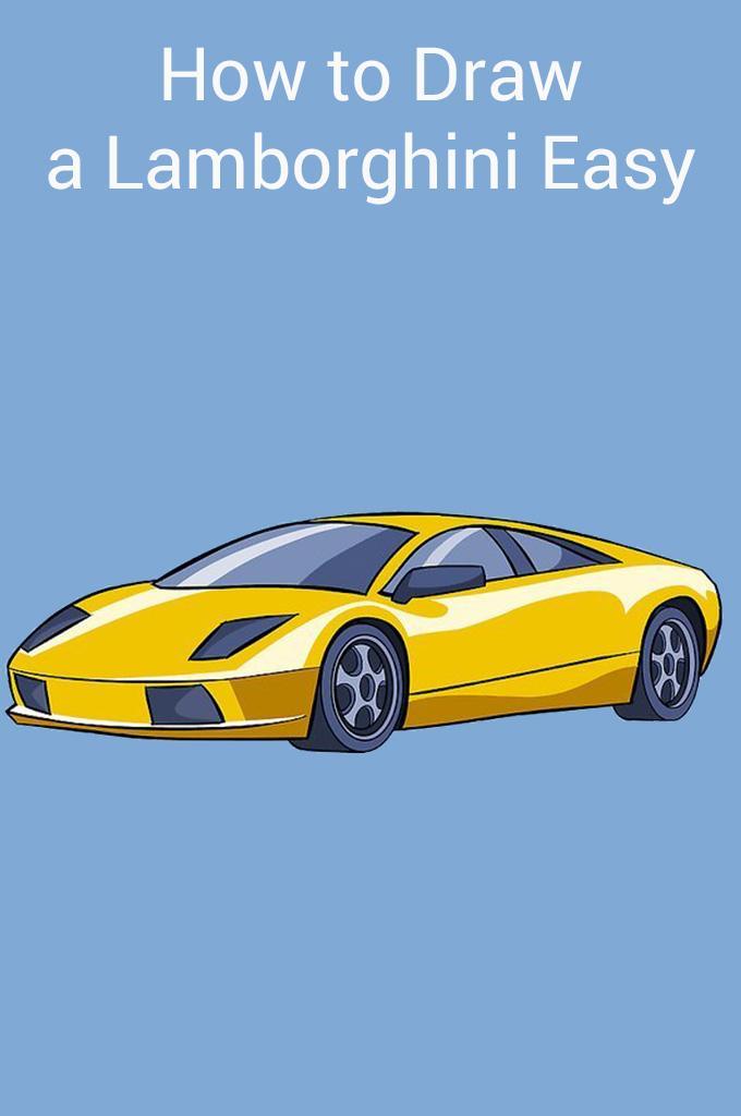 How To Draw A Lamborghini Car Easy Step By Step For Android