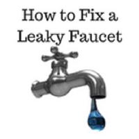 How to fix a leaky faucet پوسٹر