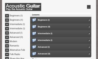 Acoustic Guitar Lessons ภาพหน้าจอ 2