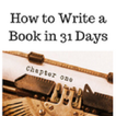 How to write a book