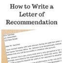 How to write a letter of recommendation APK