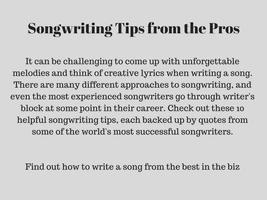 How to Write a Song 截图 3