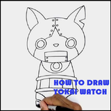 how to draw yo kai watch biểu tượng