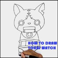پوستر how to draw yo kai watch