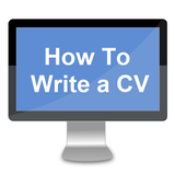 HOW TO WRITE A CV icône