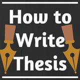 HOW TO WRITE A THESIS 图标