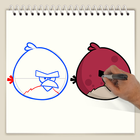 Drawing Lesson Angry Birds آئیکن