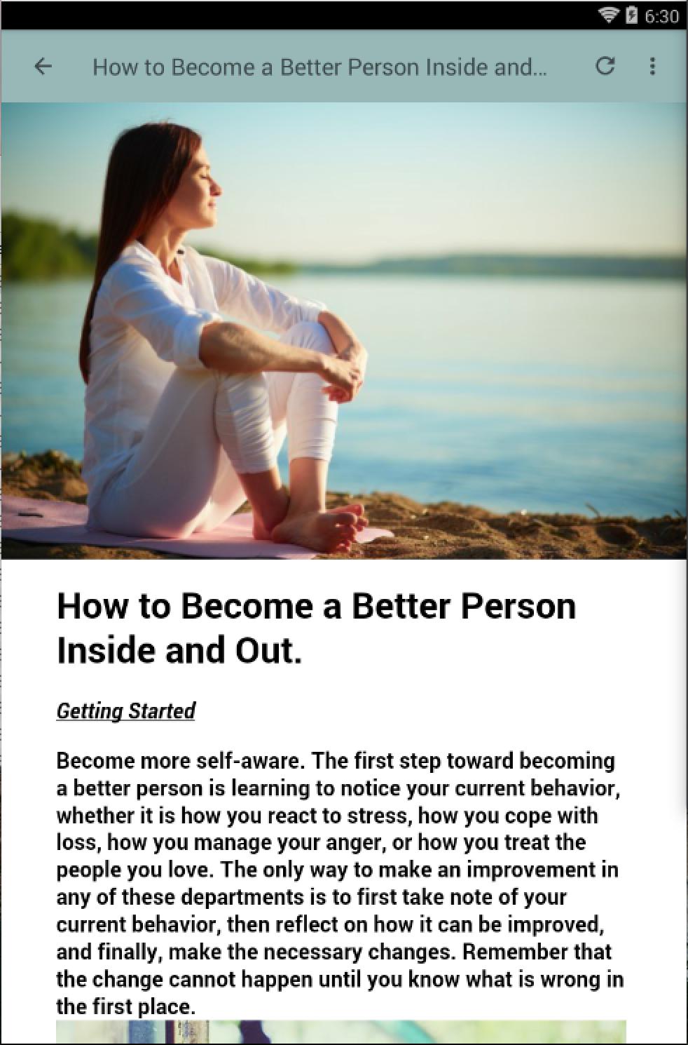 Become a better person
