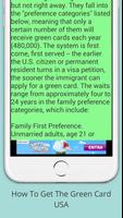 Obtenir la GREEN CARD USA capture d'écran 3