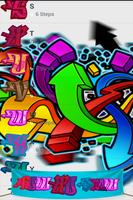 How to draw graffiti - easy🖌 تصوير الشاشة 1