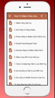 How To Make A Boy Like You poster