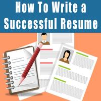 HOW TO WRITE A RESUME 포스터