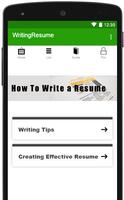 How to write a resume 2018 تصوير الشاشة 3