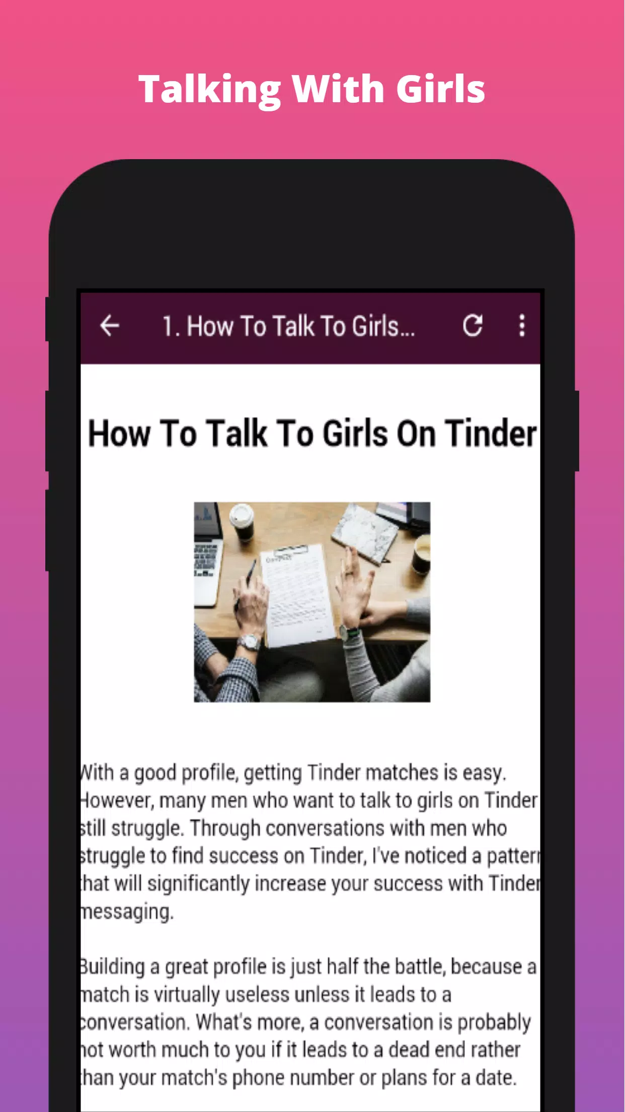 How to start a conversation on tinder