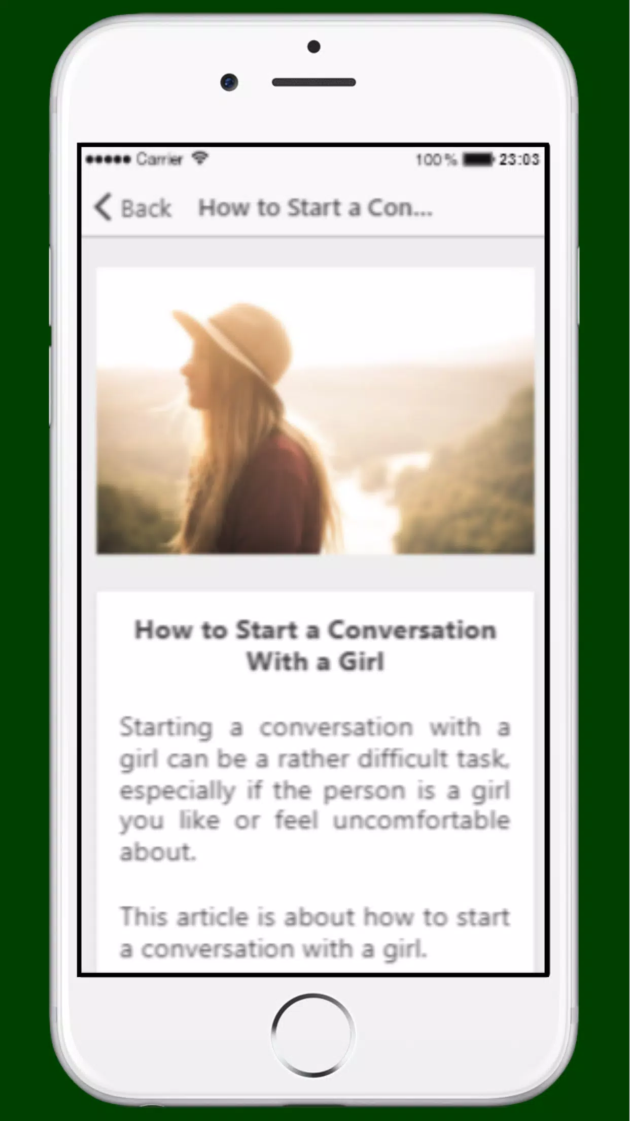 The Main Principles Of Here Is How To Start A Conversation With A Girl You Like
