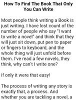 HOW TO WRITE A BOOK screenshot 2